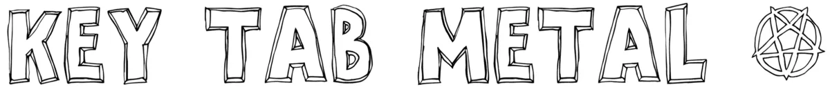 Key Tab Metal Font 1