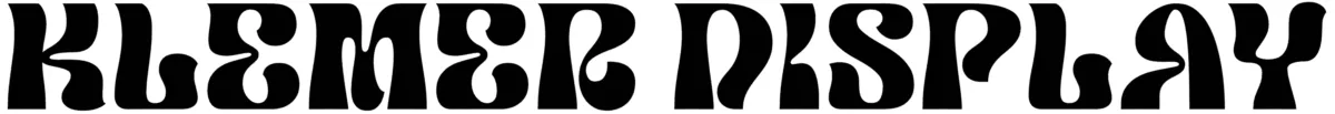 Klemer Display Font 1
