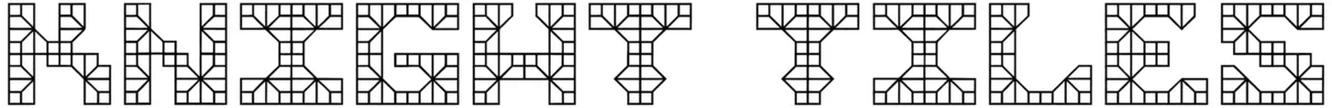Knight Tiles Display Font 1