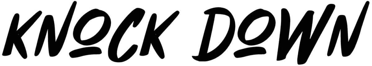 Knock Down Font 1