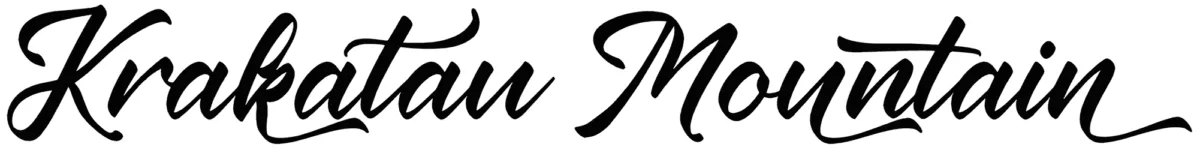 Krakatau Mountain Font 1