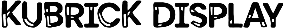 Kubrick Display Font 1