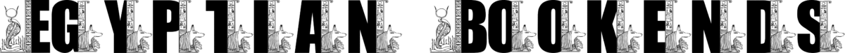 LMS Egyptian Bookends Font 1