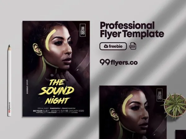 Ladies Nightclub Event Flyer Template 1