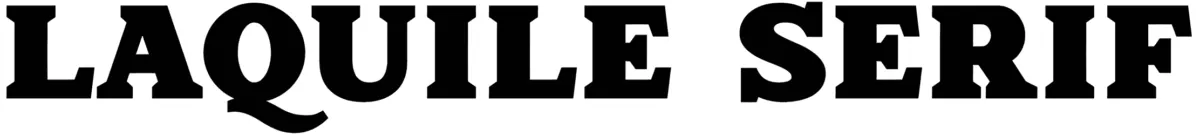 Laquile Serif Font 1