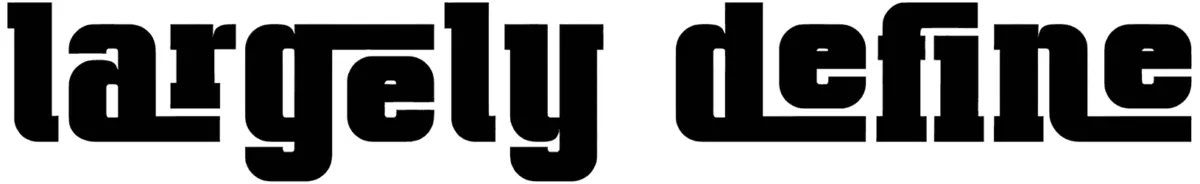 Largely Define Font 1