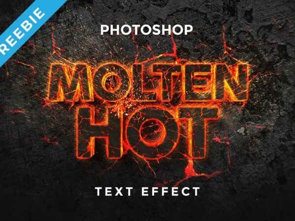 Lava 3D Text Effect 1