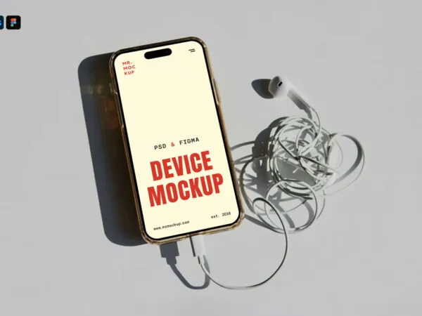 Laying iPhone 16 Pro Mockup 1