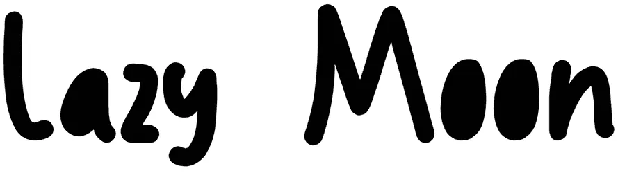 Lazy Moon Font 1