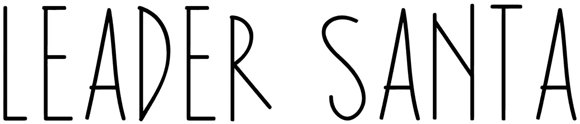 Leader Santa Font 1