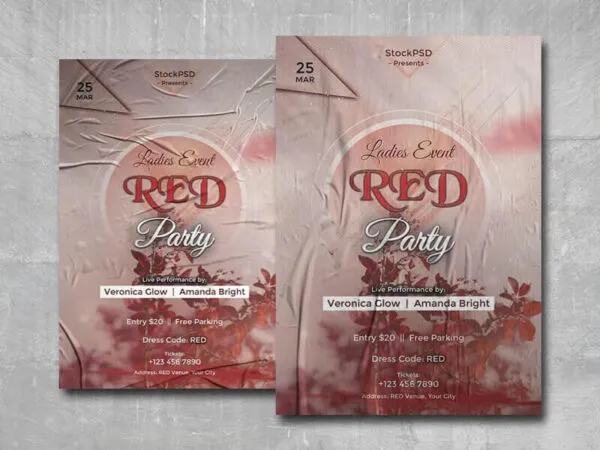 Leafy Autumn Event Flyer Template 1