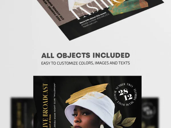 Leafy Creative Fashion Flyer Template 1