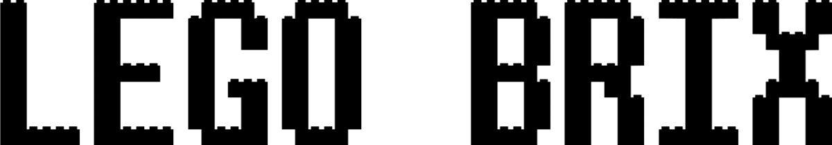 Lego Brix Font 1