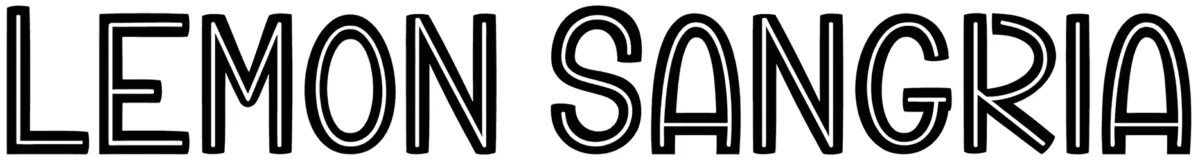 Lemon Sangria Font 1