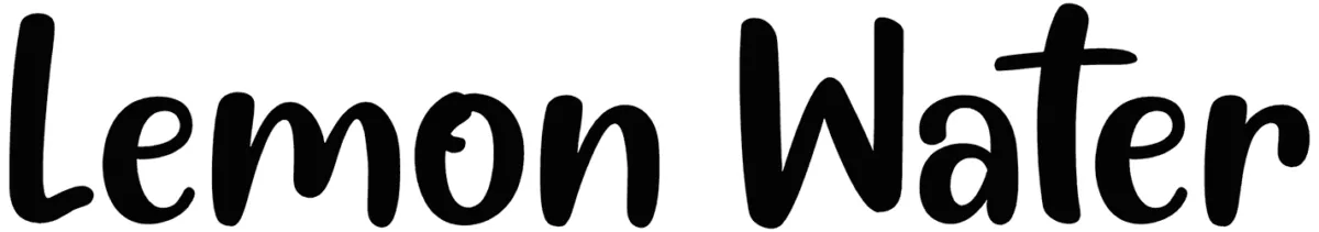 Lemon Water Font 1