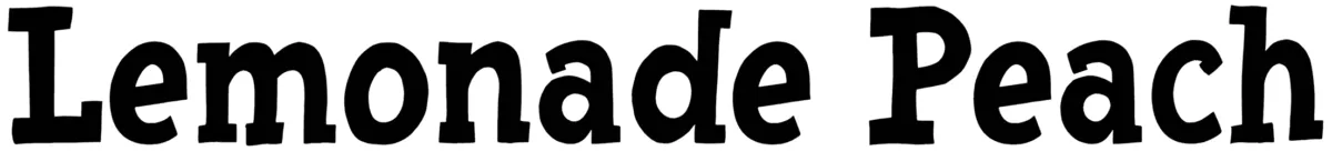Lemonade Peach Font 1