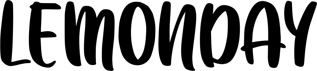 Lemonday Font 1