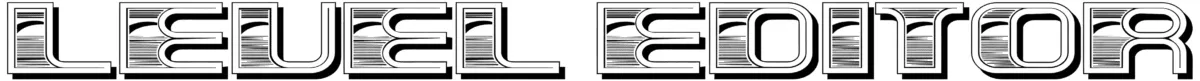 Level Editor Font 1