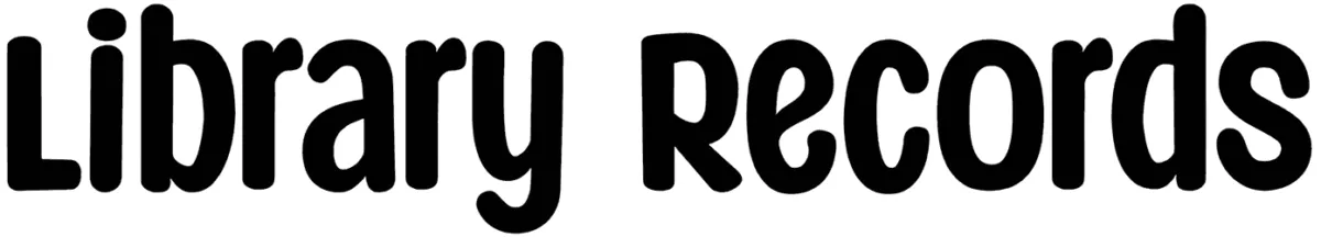 Library Records Font 1