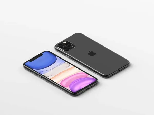 Life Like Matte Black iPhone 11 Pro Max Mockup 1