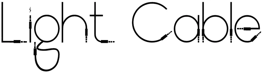Light Cable Font 1