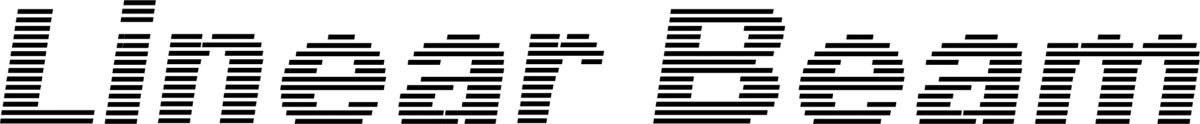 Linear Beam Font 1