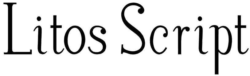 Litos Script Font 1