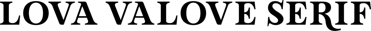 Lova Valove Serif Font 1
