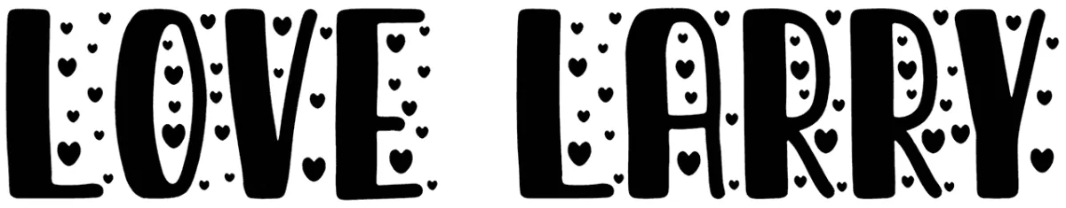 Love Larry Font 1