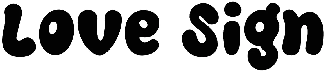 Love Sign Font 1