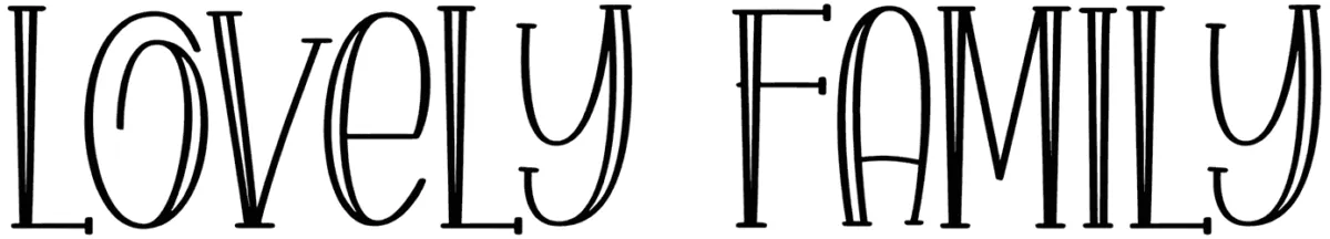 Lovely Family Font 1