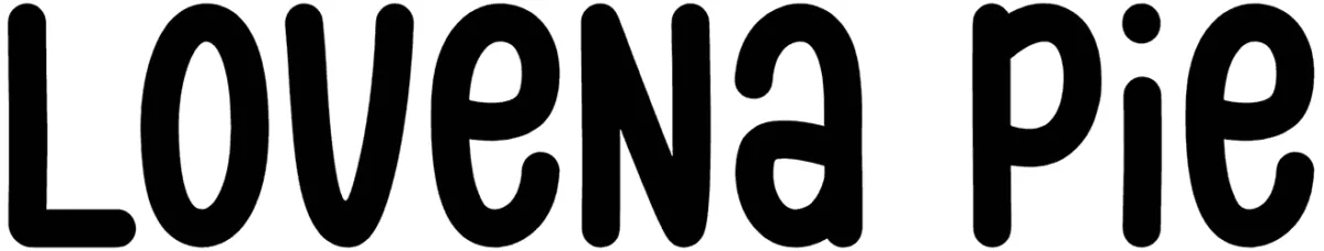 Lovena Pie Font 1