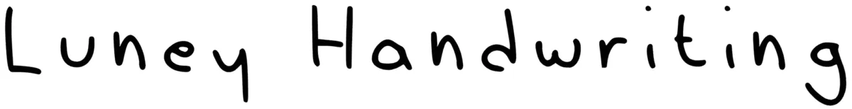 Luney Handwriting Font 1