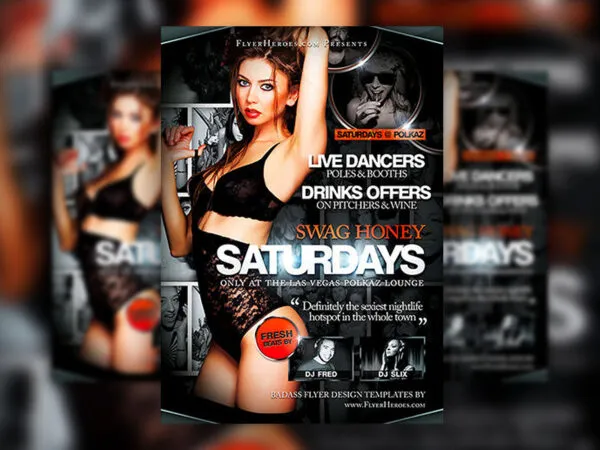 Luxury Club Event Flyer Template 1
