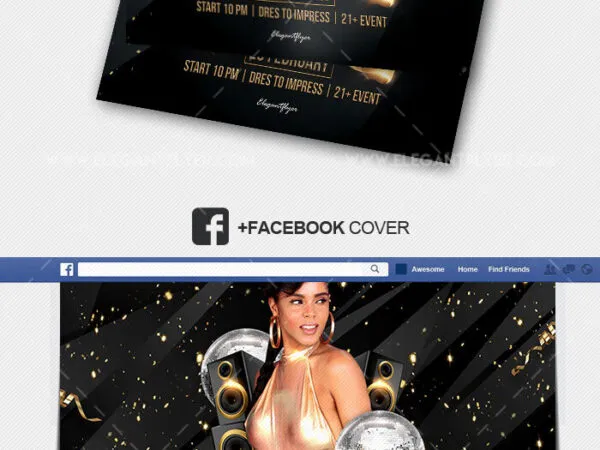 Luxury Grand Opening Flyer Instagram Post and Facebook Cover Templates 1