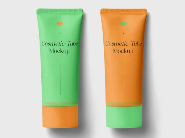 Lying Cosmetic Tube Mockup 1