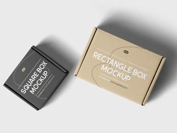 Lying Double Box Mockup 1