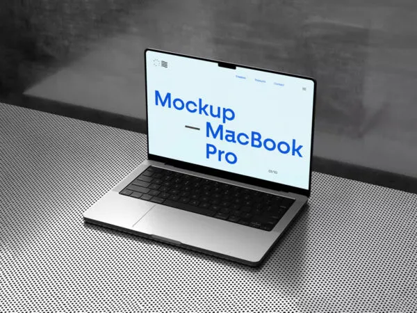 Lying MacBook Pro Mockup 1