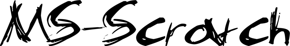 MS Scratch Font 1