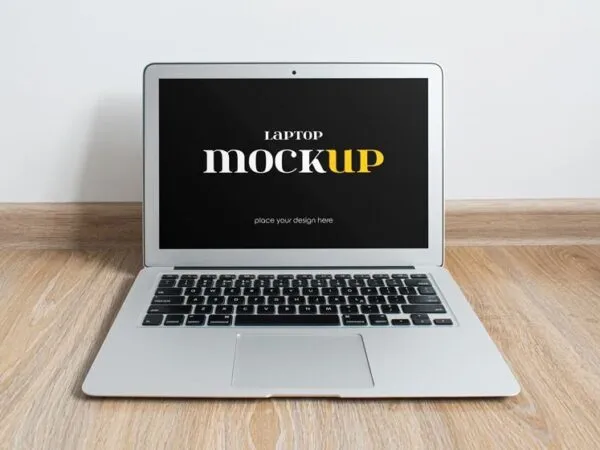 MacBook Air Mockups in 2 Shots 1