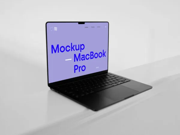 MacBook Pro on Floor Mockup 1