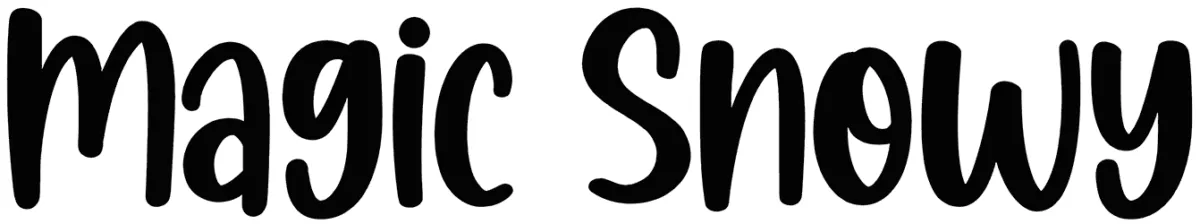 Magic Snowy Font 1