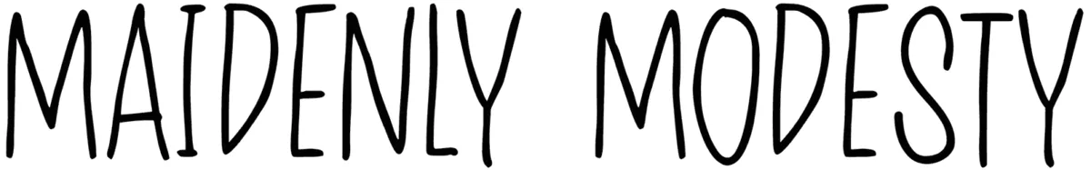 Maidenly Modesty Font 1
