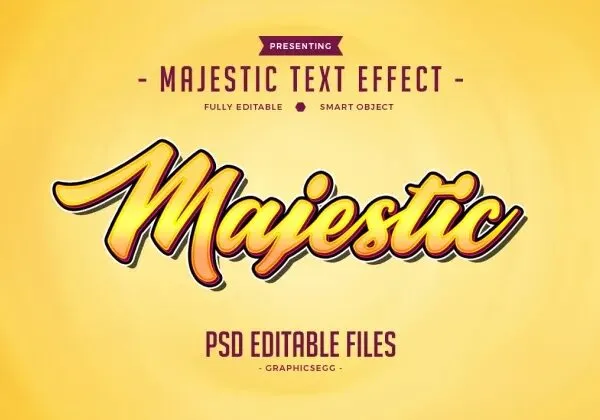 Majestic Text Effect 1
