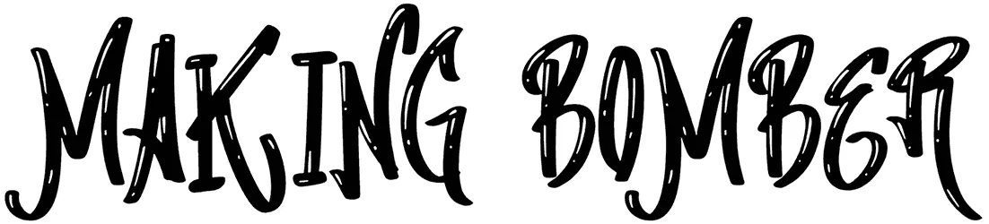 Making Bomber Font 1