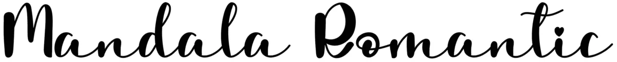 Mandala Romantic Font 1
