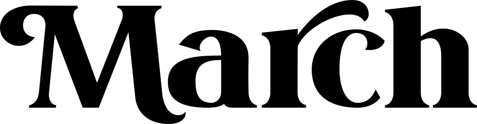 March Font 1