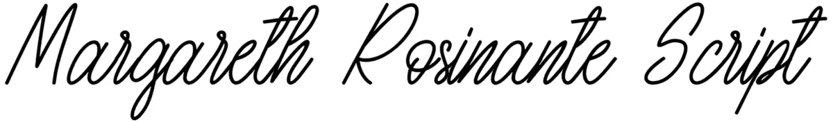 Margareth Rosinante Script Font 1