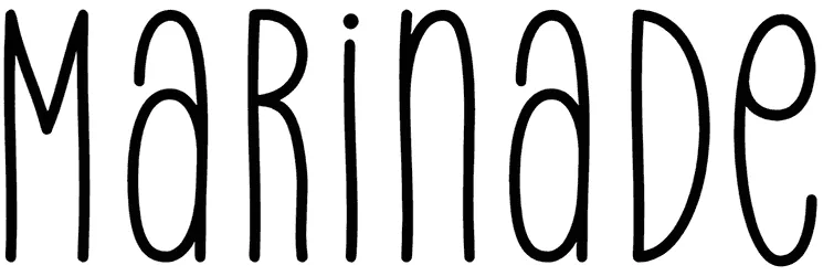 Marinade Font 1
