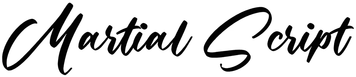 Martial Script Font 1